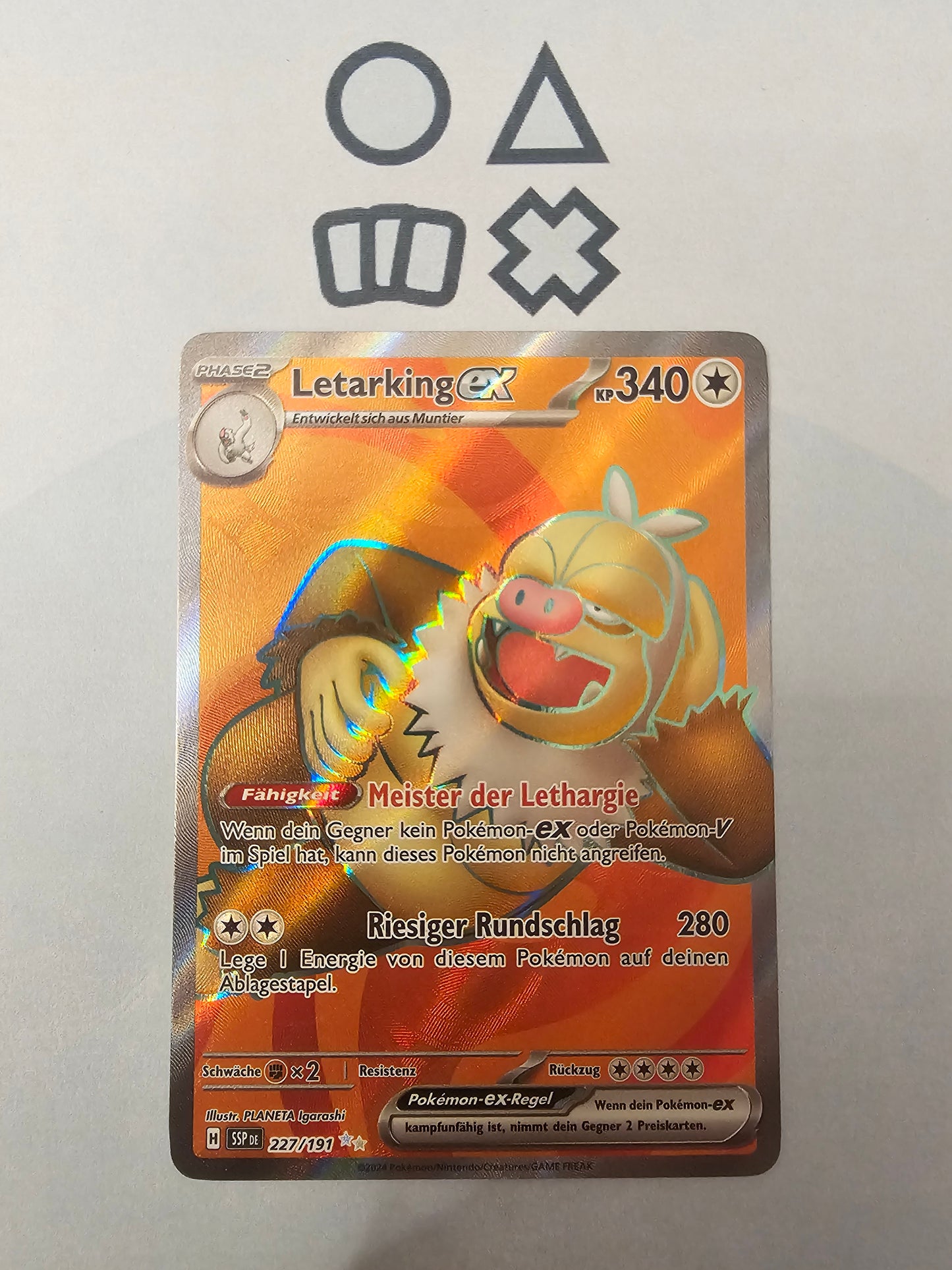 Letarking EX - NM (SSP227 S&V Surging Sparks)