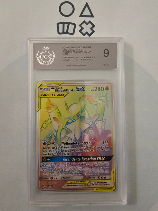 Arceus & Dialga & Palkia GX - PGS 9 (CEC258 SM Cosmic Eclipse)