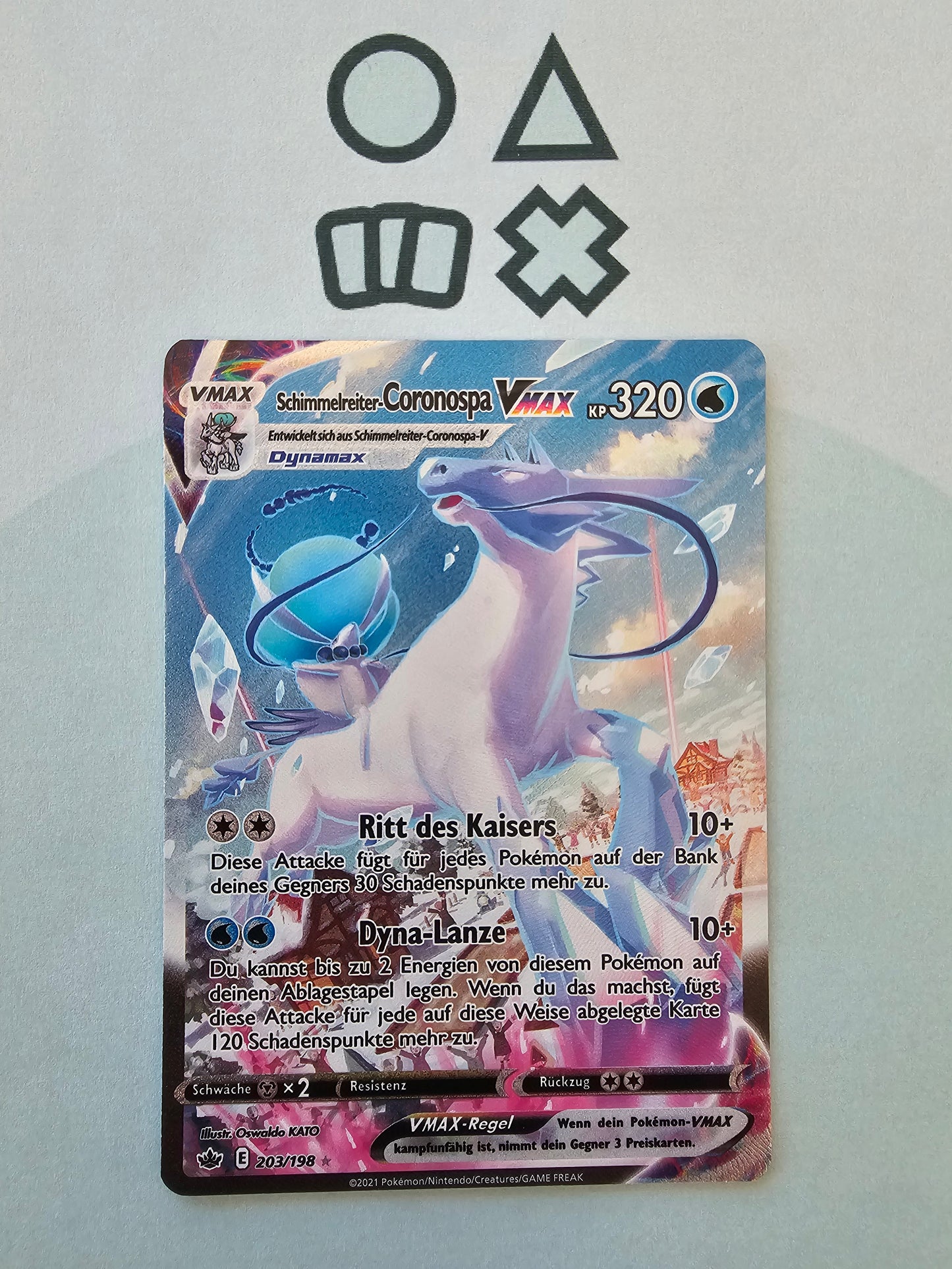 Schimmelreiter-Coronospa VMAX - NM (CRE203 SWSH Chilling Reign)