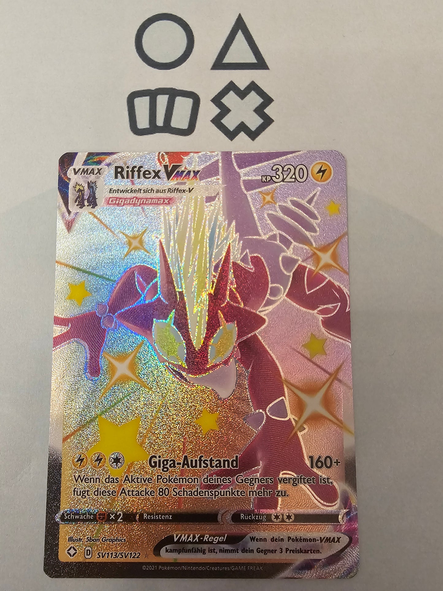 Riffex VMAX - NM (SHF SV113 SWSH Shining Fates)