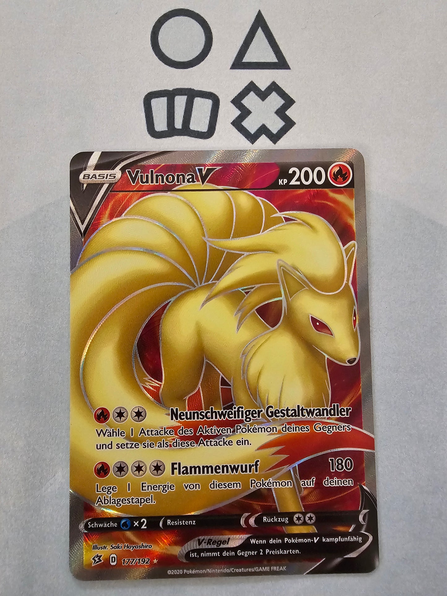 Vulnona V - NM (RCL177 SWSH Rebel Clash)