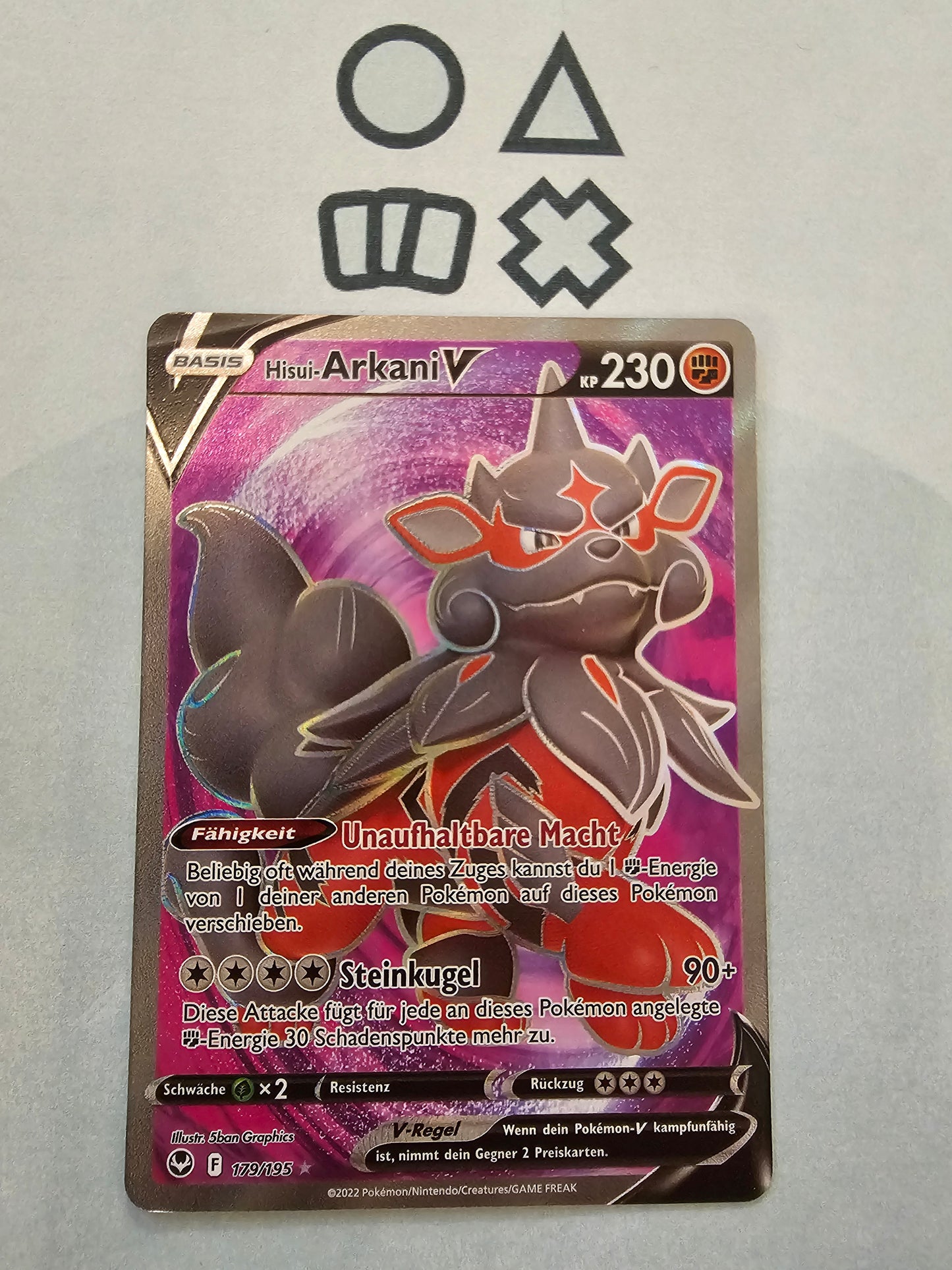 Hisui-Arkani V - NM (SIT179 SWSH Silver Tempest)