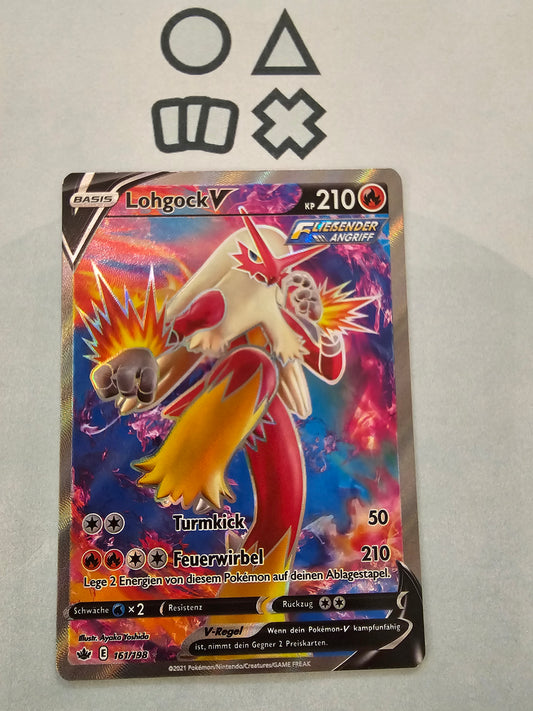 Lohgock V - NM (CRE161 SWSH Chilling Reign)