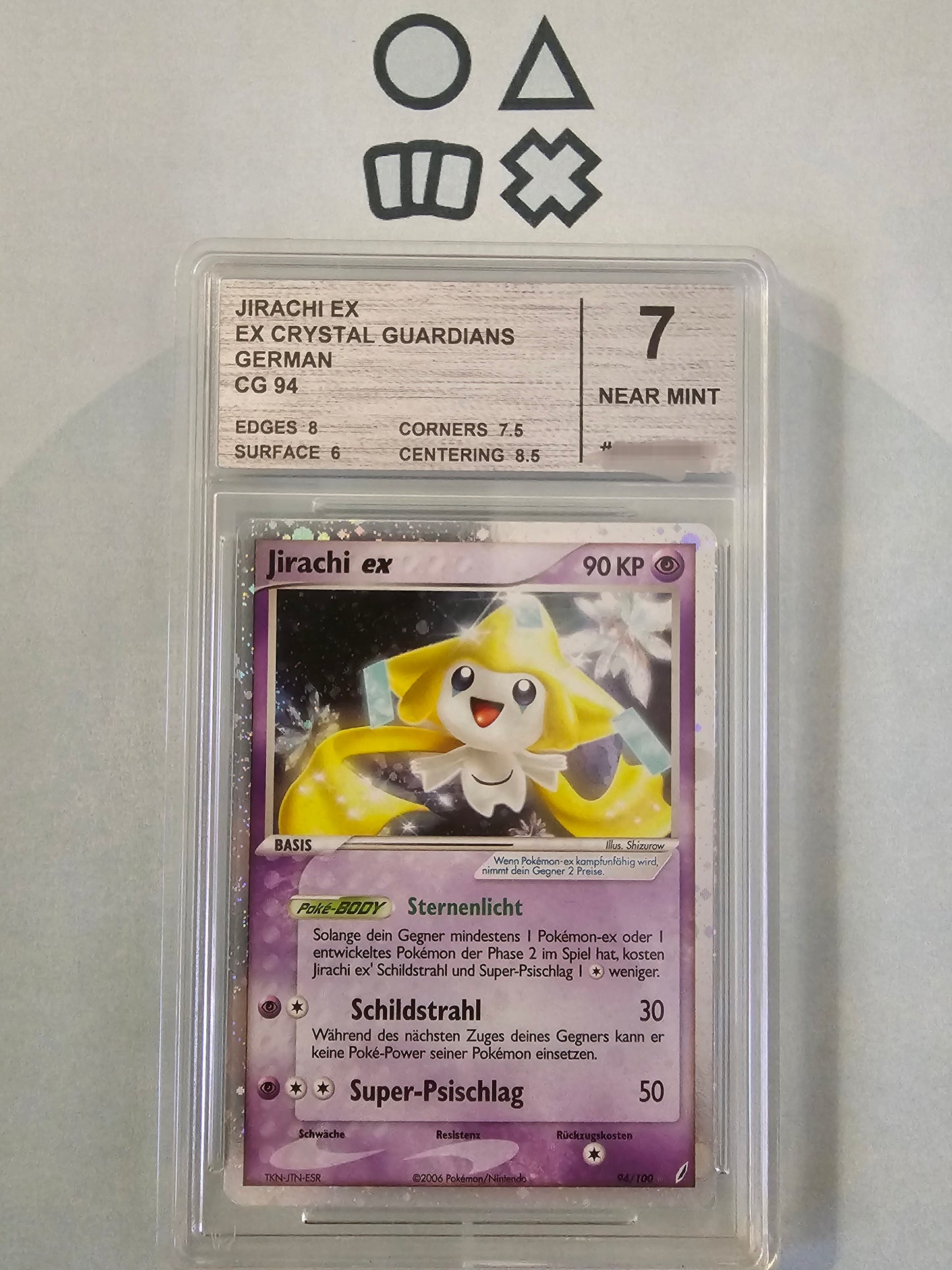 Jirachi EX - CM-Grading 7 (CG94 EX Crystal Guardians)