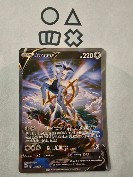 Arceus V - NM (BRS166 SWSH Brilliant Stars)