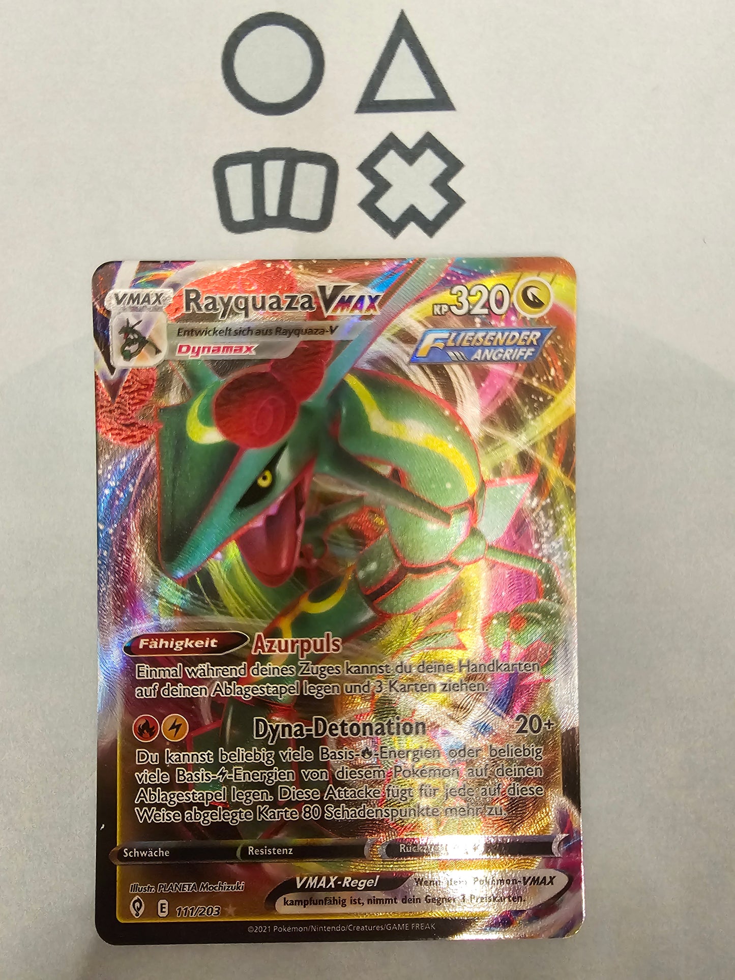 Rayquaza VMAX - NM (EVS111 SWSH Evolving Skies)