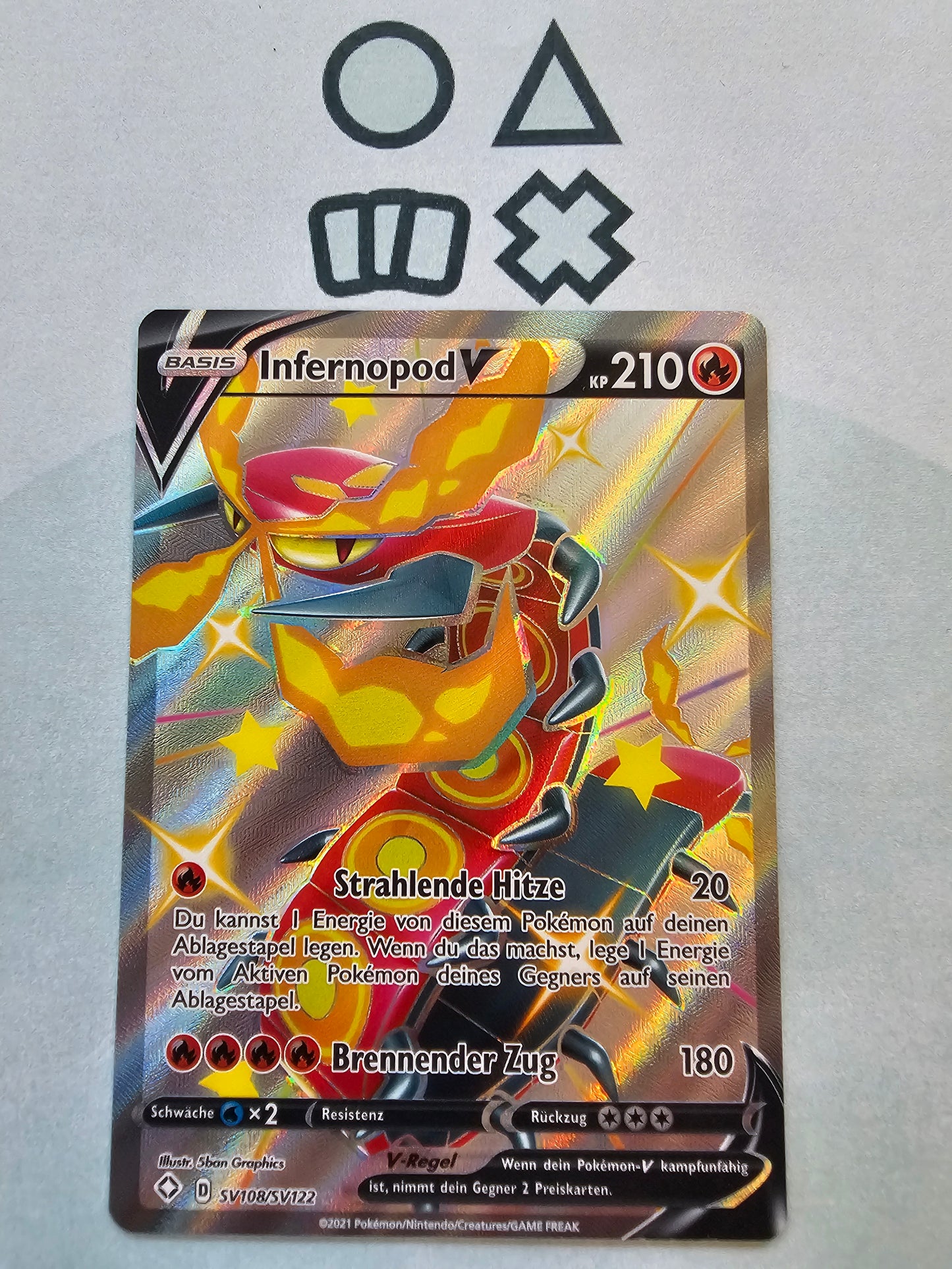 Infernopod  V - NM (SHF SV108 SWSH Shining Fates)