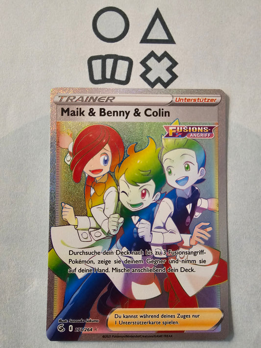 Maik & Benny & Colin - NM (FST273 SWSH Fusion Strike)