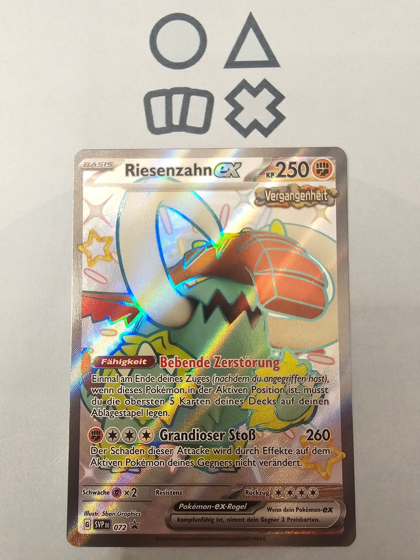 Riesenzahn EX - NM (SVP072 S&V Promo)
