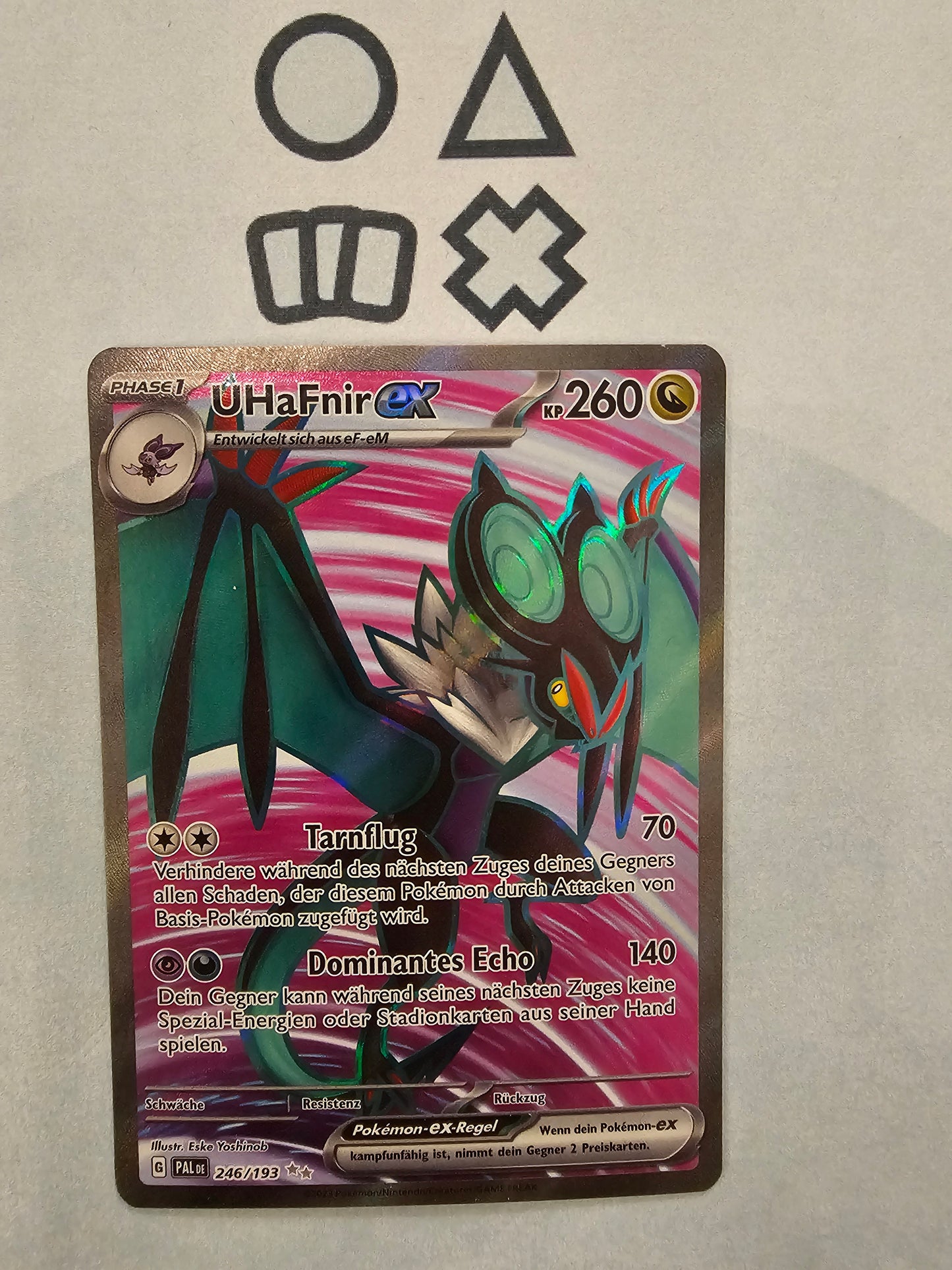 UHaFnir EX - NM (PAL246 S&V Paldea Evolved)