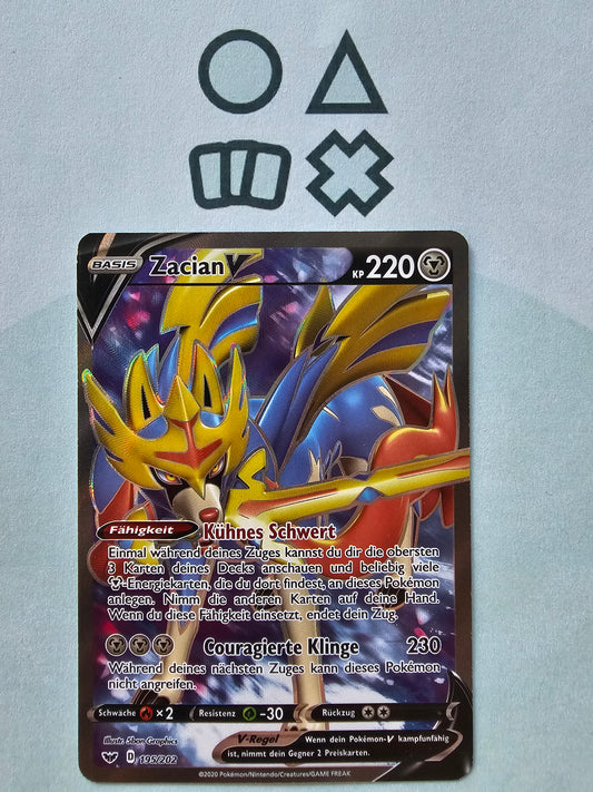 Zacian V - NM (SSH195 SWSH Base Set)
