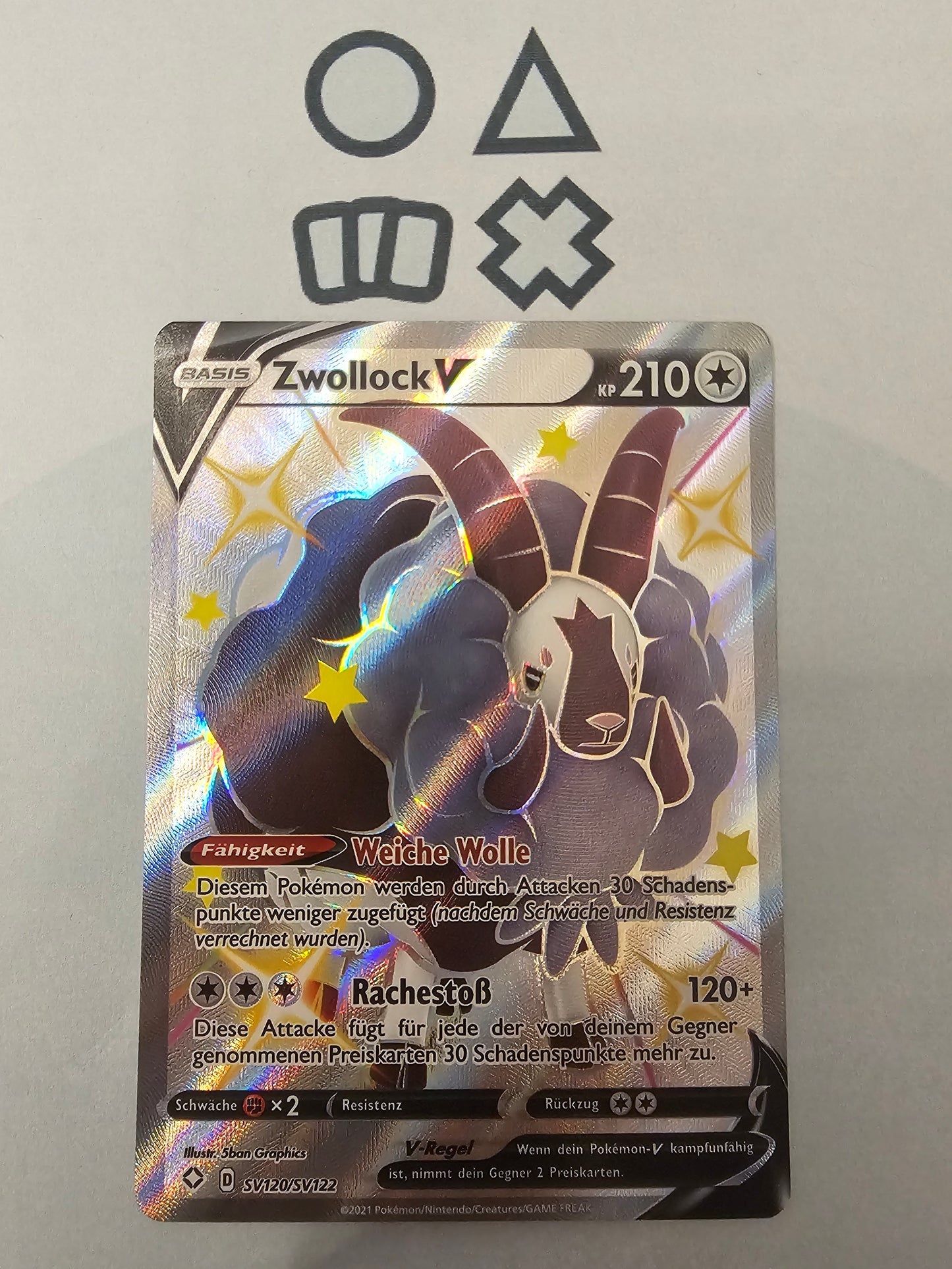 Zwollock V - NM (SHF SV120 SWSH Shining Fates)