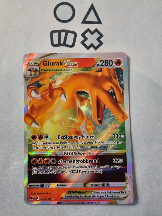 Glurak VSTAR - NM (CRZ019 SWSH Crown Zenith)