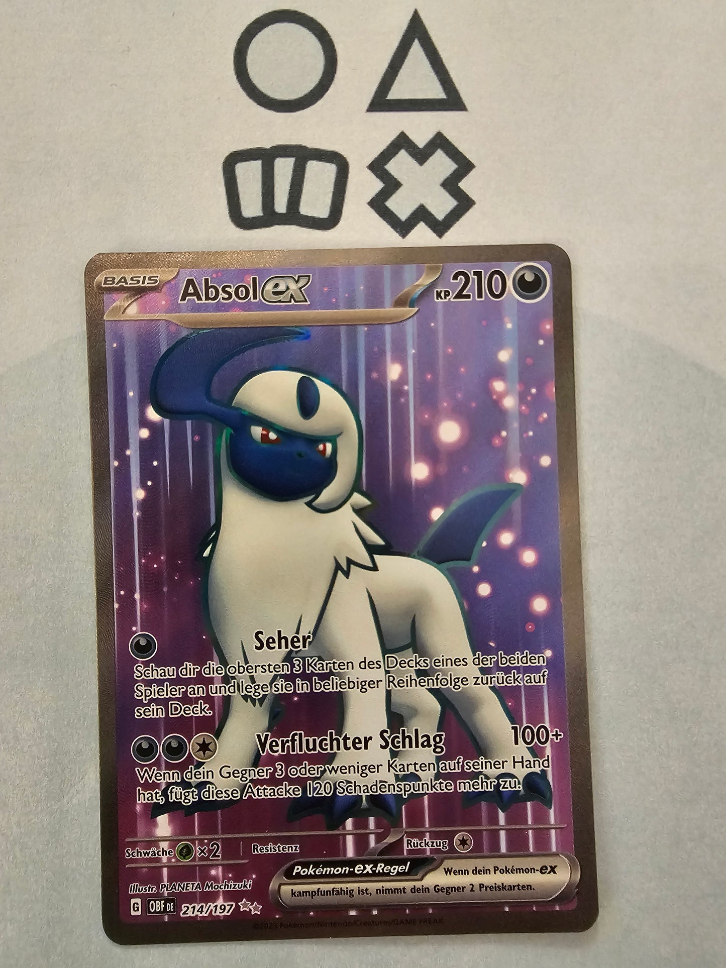 Absol EX - NM (OBF214 S&V Obsidian Flames)