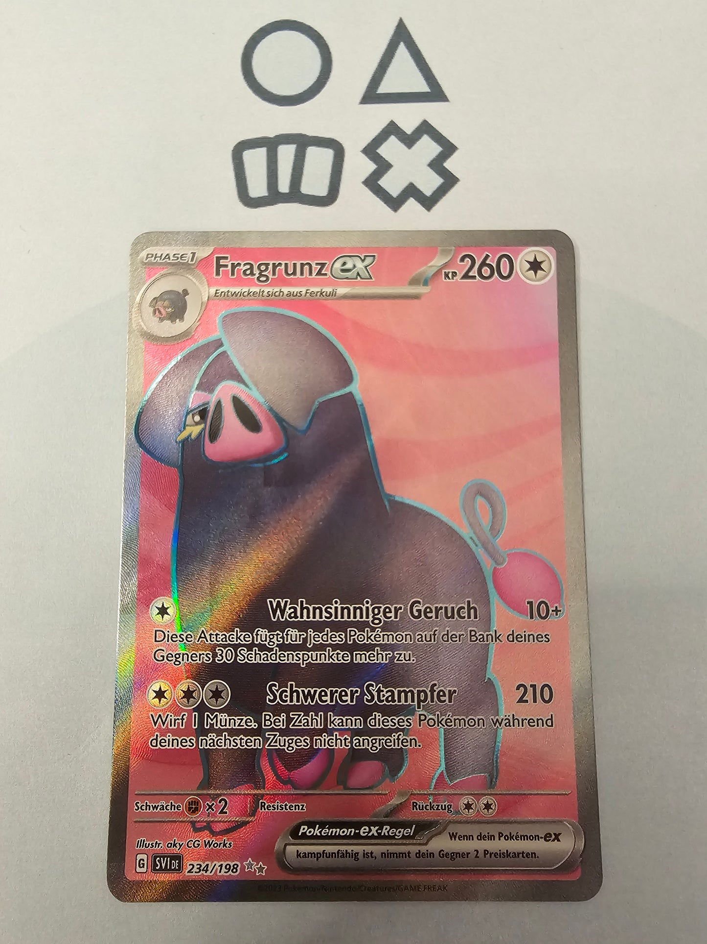 Fragrunz EX - NM (SVI234 S&V Base Set)