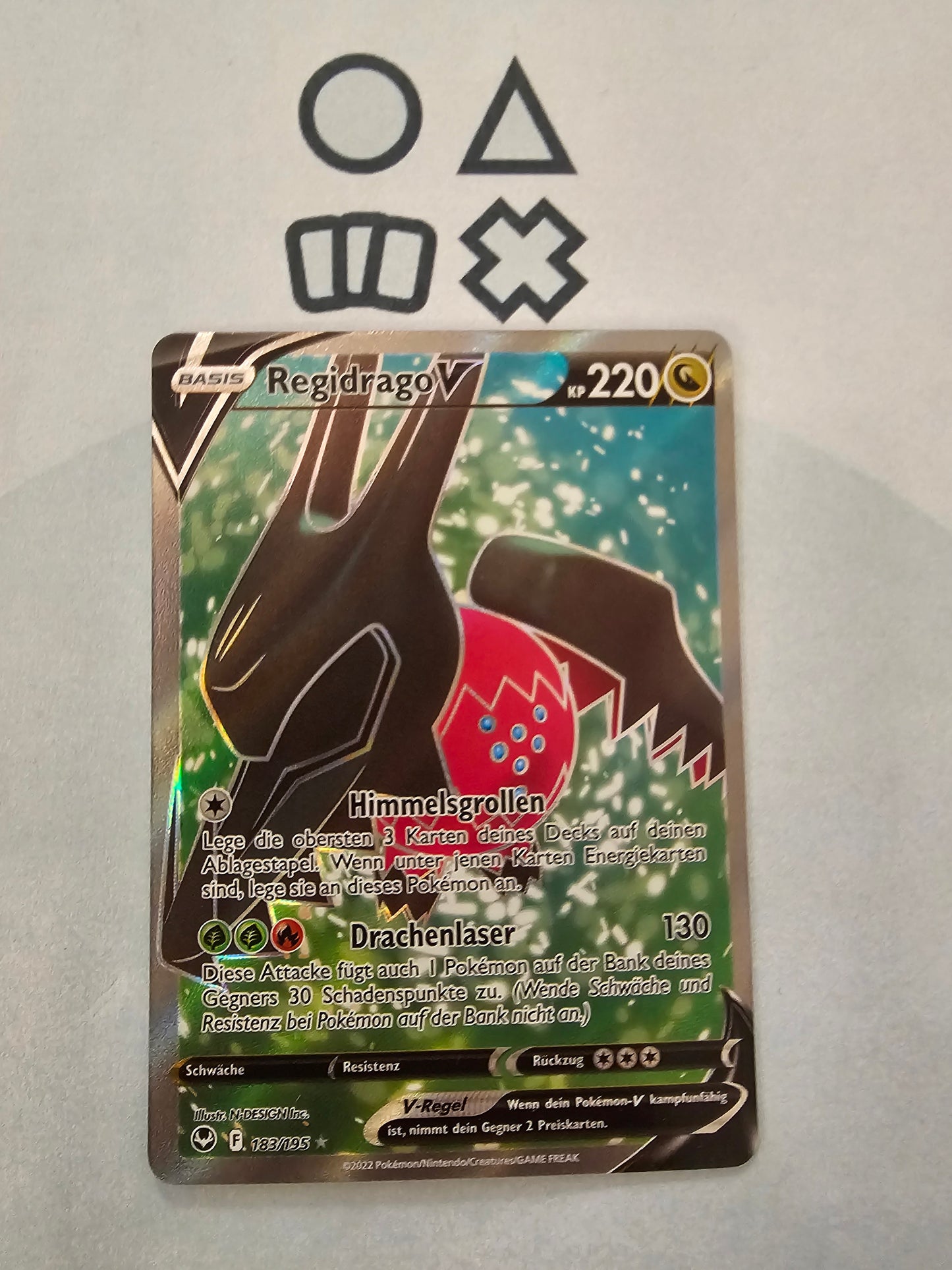 Regidrago V - NM (SIT183 SWSH Silver Tempest)