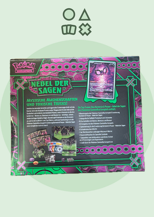 Pokémon Nebel der Sagen Top-Trainer-Box