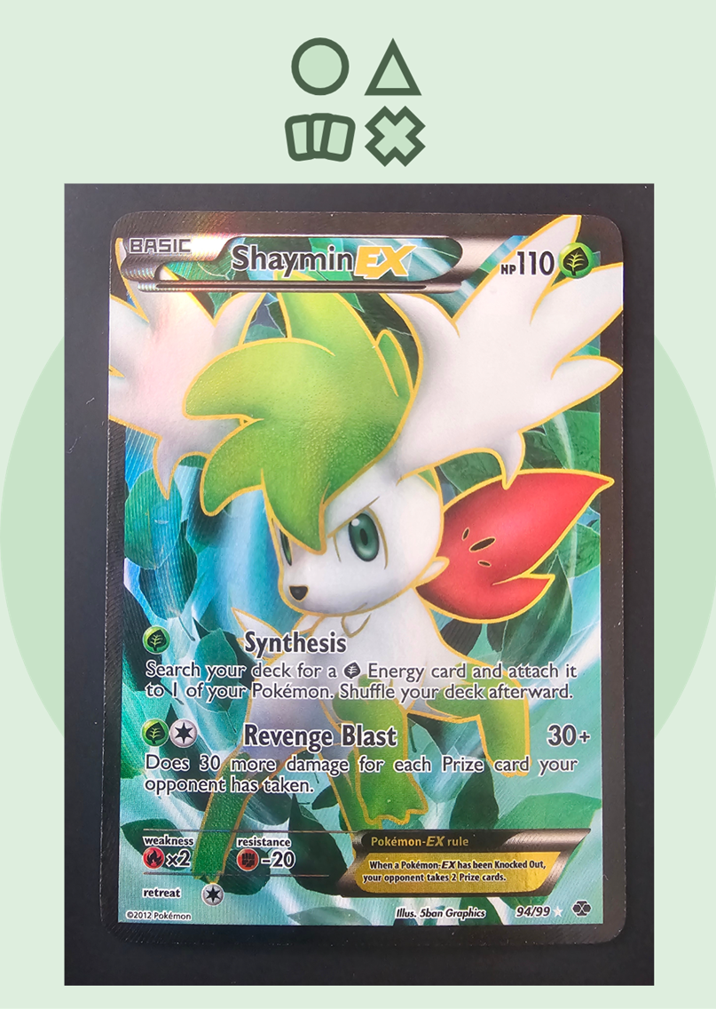 Shaymin EX - NM (NXD94 B&amp;W Next Destinies)