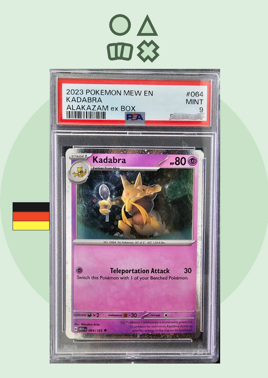 Kadabra - PSA 9 (MEW64 Promo ex Box)