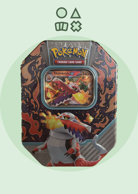 Pokémon Paldea Partners Tin (Skelokrok ex)