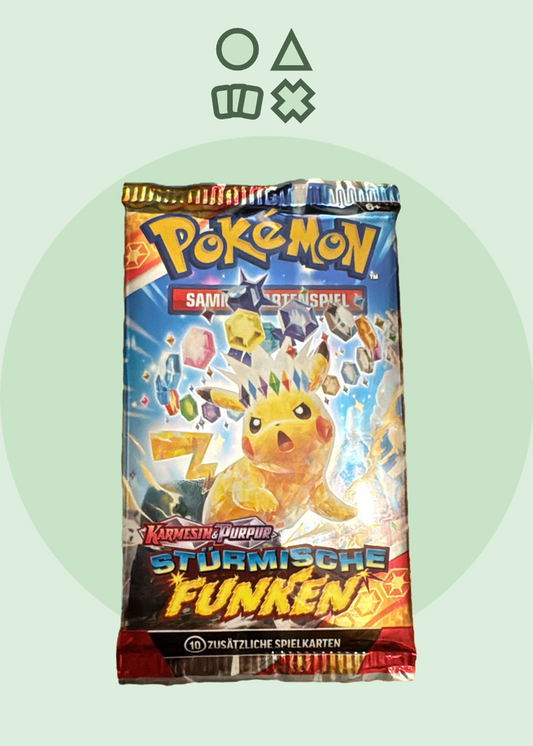 Pokémon Karmesin & Purpur Stürmische Funken Booster - deutsch