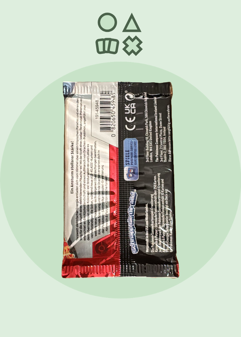 Pokémon Karmesin & Purpur Stürmische Funken Booster - deutsch