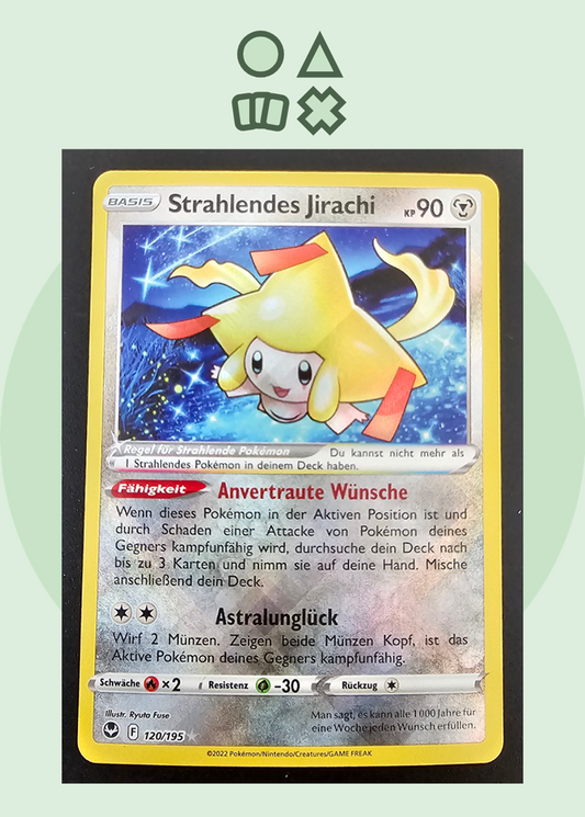 Radiant Jirachi - NM (SIT120 Sword &amp; Shield Silver Tempest)
