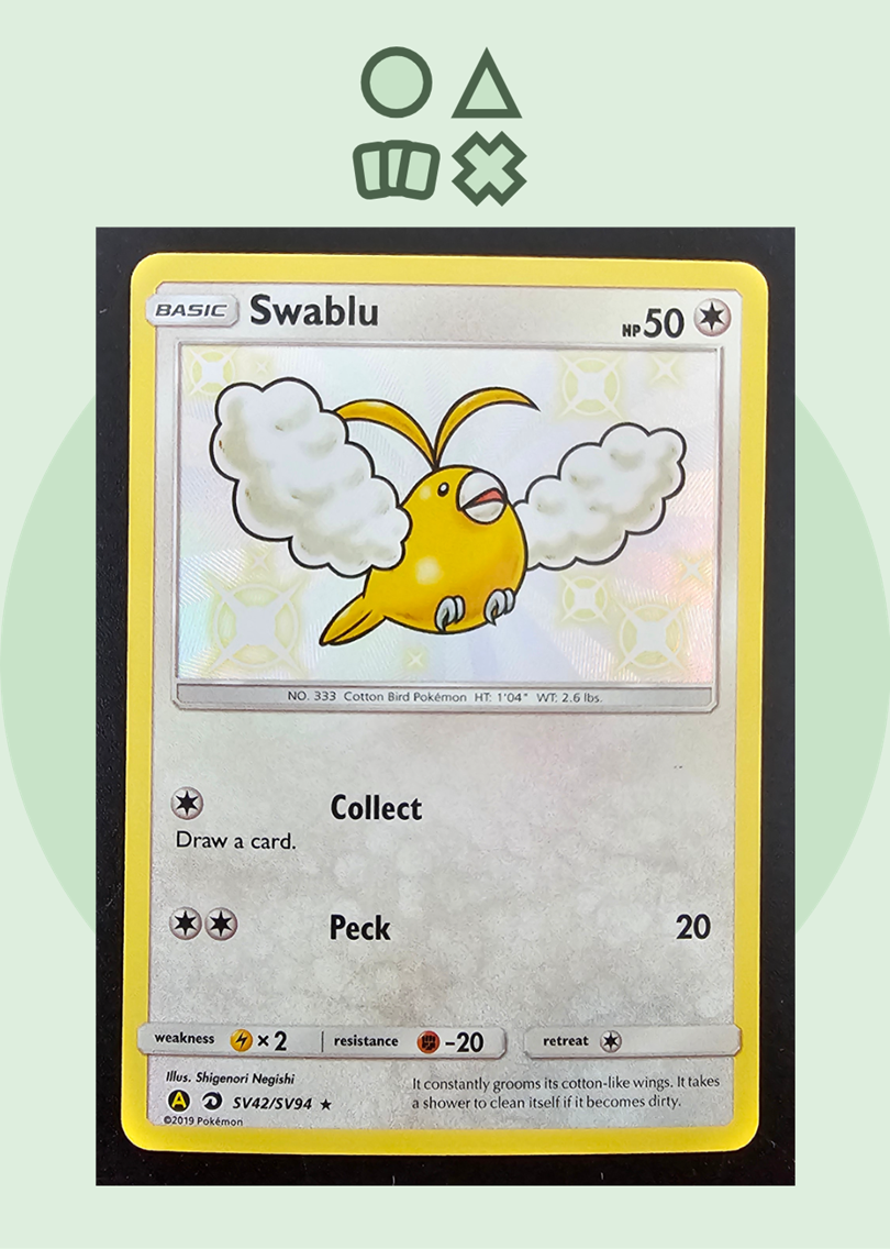 Swablu - NM (HIF SV42 Sun &amp; Moon Hidden Fates)