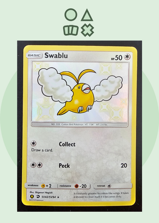 Swablu - NM (HIF SV42 Sun &amp; Moon Hidden Fates)