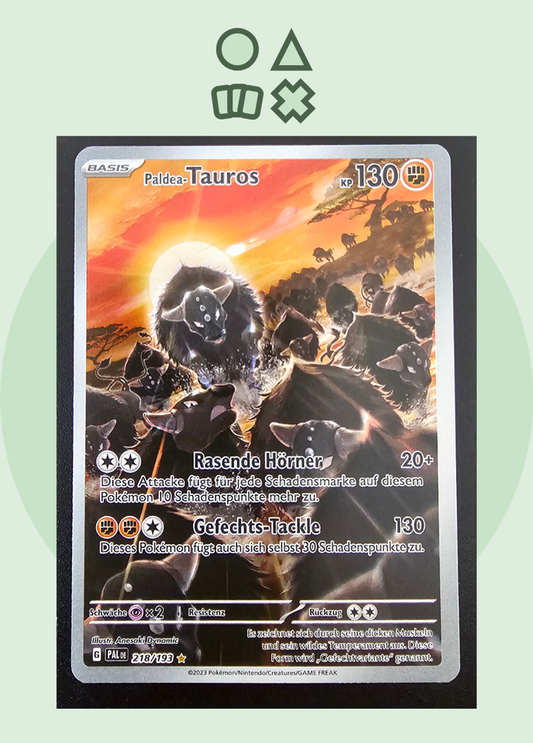 Paldea Tauros - NM (PAL218 Scarlet &amp; Violet Paldea Evolved)