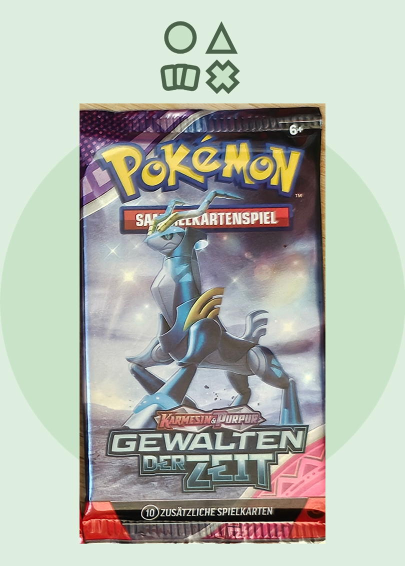 Pokémon Crimson &amp; Purple Forces of Time Booster - German 