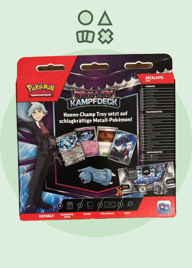 Pokèmon Troy Rivalen Kampfdeck - deutsch