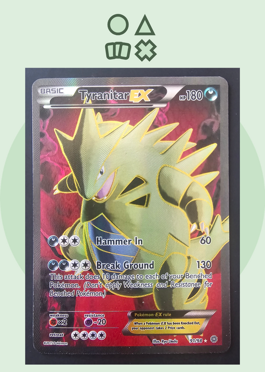 Tyranitar EX - NM (AOR91 XY Ancient Origins)