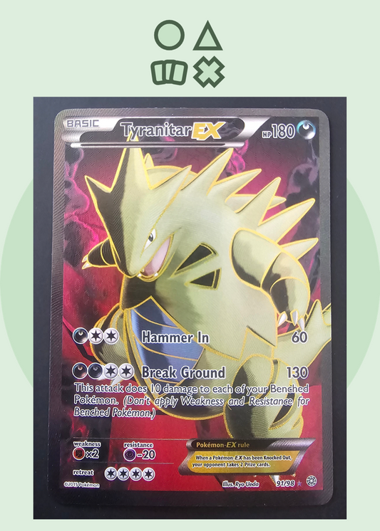 Tyranitar EX - NM (AOR91 XY Ancient Origins)