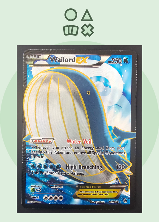 Wailord EX - NM (PRC147 XY Primal Clash)