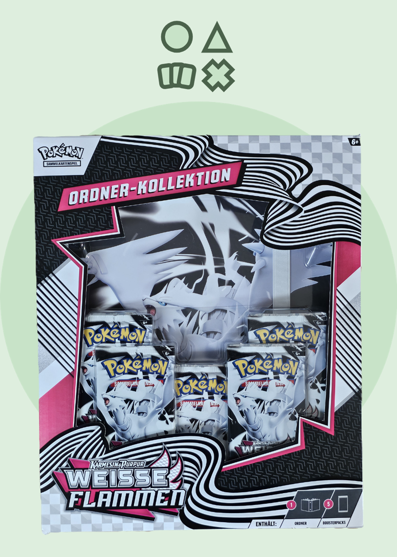Pokémon Karmesin & Purpur Weiße Flammen Ordner Kollektion - deutsch