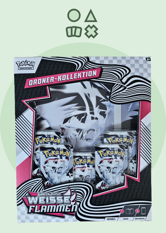 Pokémon Karmesin & Purpur Weiße Flammen Ordner Kollektion - deutsch