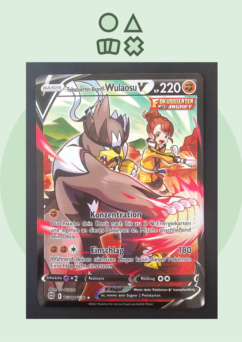 Focused Attack Wulaosu V - NM (BRS TG18 SWSH Brilliant Stars)