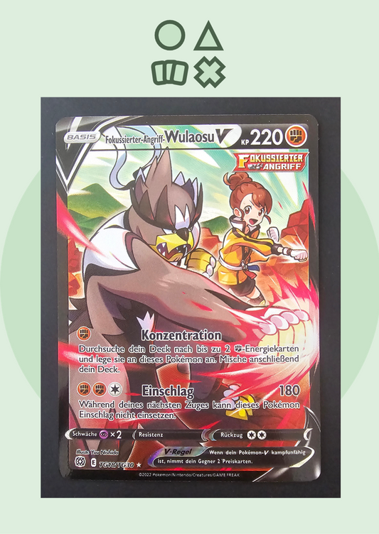 Focused Attack Wulaosu V - NM (BRS TG18 SWSH Brilliant Stars)