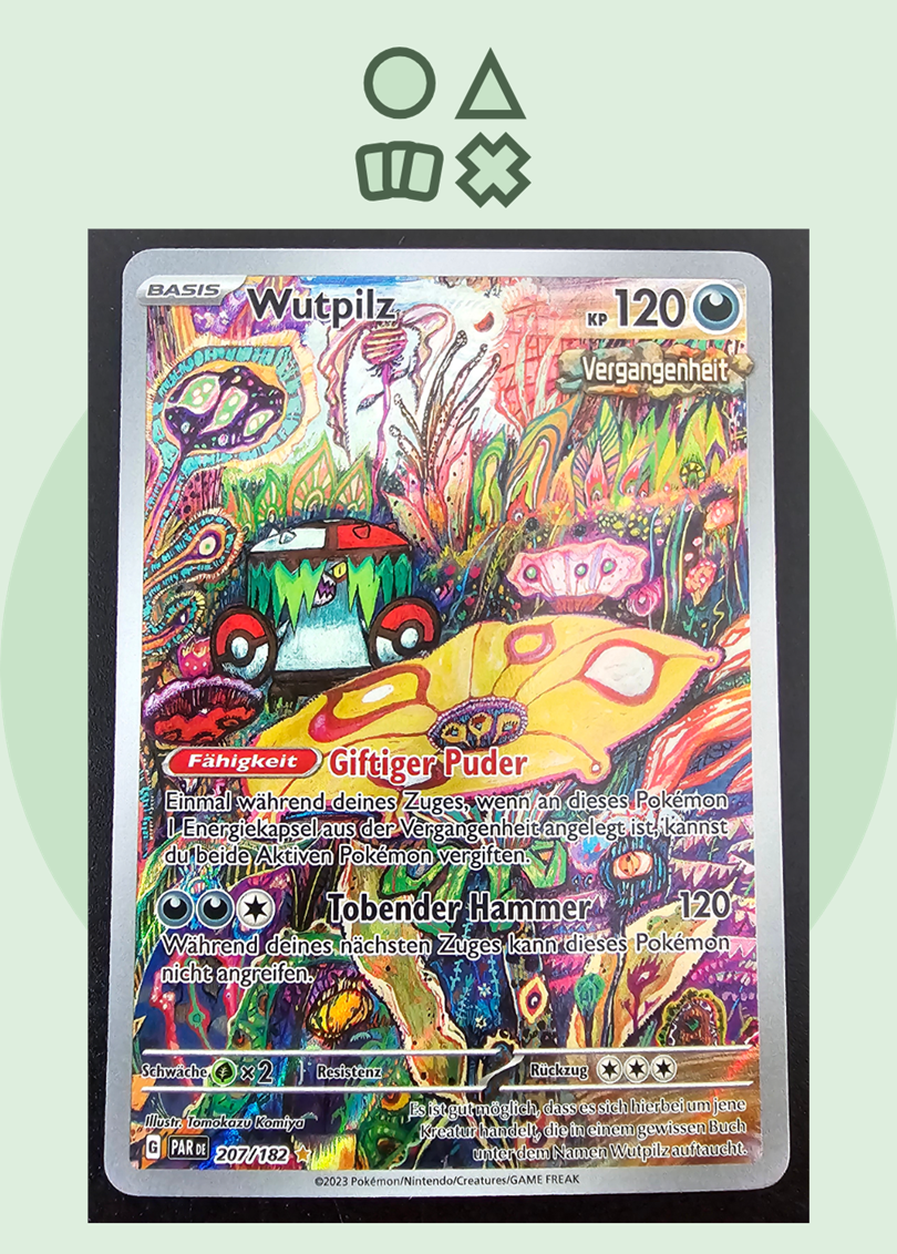 Rage Mushroom - NM (PAR207 Scarlet &amp; Violet Paradoxrift)