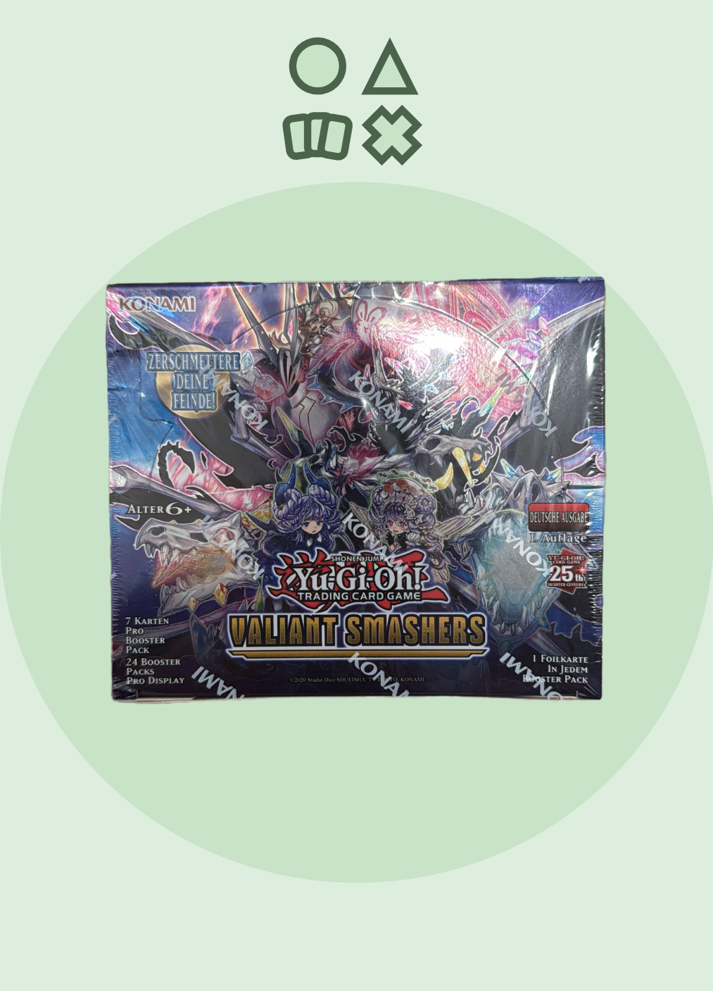 Yu-Gi-Oh! Valiant Smashers 1st Edition - Display - deutsch