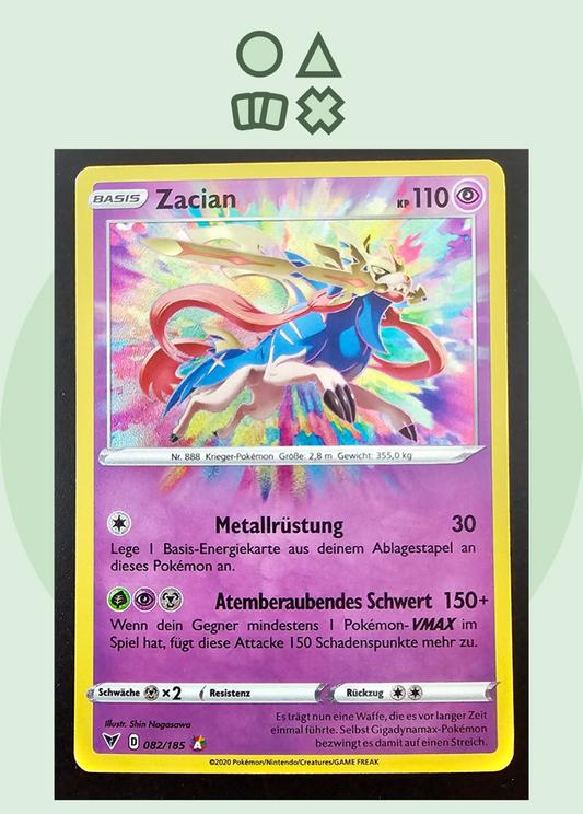 Zacian - NM (VIV082 Sword &amp; Shield Vivid Voltage)