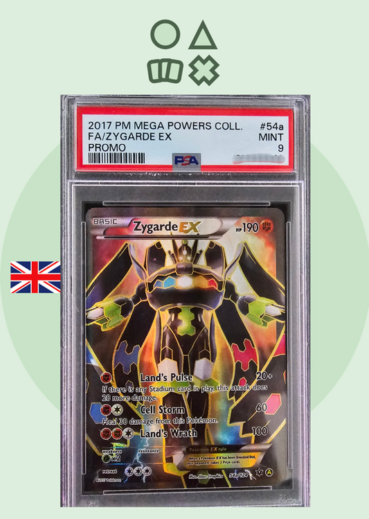 Zygarde EX - PSA 9 (FCO54a PM Mega Powers Coll. Fates Collide)